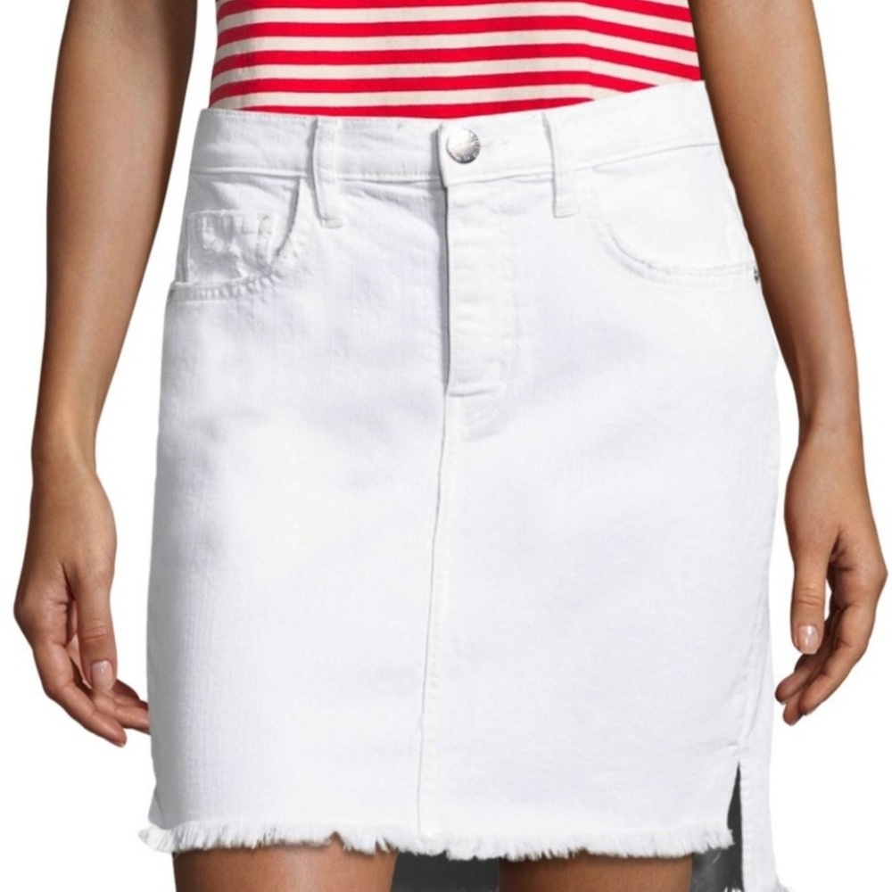 Current Elliott high waisted jean skirt
